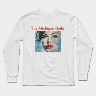 Michigan daily newspaper Long Sleeve T-Shirt